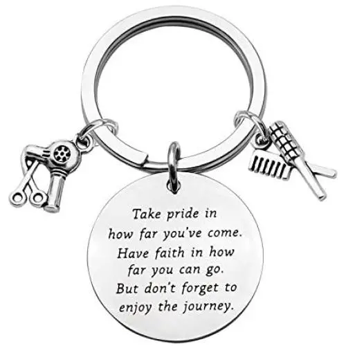 Hair Stylist Graduation Gift Hairdresser Keychain Cosmetology Graduation Gifts Stylist Inspiration Gifts Take Pride in How Far You Have Come Hair Stylist Graduation Gift Hairdresser Keychain Cosmetology Graduation Gifts Stylist Inspiration Gifts Take Pride in How Far You Have Come