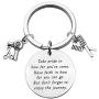 Hair Stylist Graduation Gift Hairdresser Keychain Cosmetology Graduation Gifts Stylist Inspiration Gifts Take Pride in How Far You Have Come