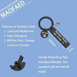 MAOFAED Vet Techs Gift Funny Veterinary Technician Gift Because People are Gross Veterinarian Keychain Vet Student Gift Veterinarian Graduation Gift