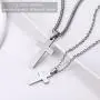 PROSTEEL Cross Necklace for Men Women, 316L Stainless Steel,Gold/Silver/Black/Rose Gold/Blue Tone, Hypoallergenic, Two Sizes, Come Gift Box PROSTEEL Cross Necklace for Men Women, 316L Stainless Steel,Gold/Silver/Black/Rose Gold/Blue Tone, Hypoallergenic, Two Sizes, Come Gift Box