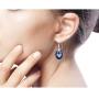 NOVICA Lapis Lazuli .925 Sterling Silver Dangle Earrings, Constellations