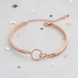 Gzrlyf Stepdaguther Bracelet Step Daughter Gifts for Daughter in Law Stepdaughter Wedding Gifts I Didnt Give You the Gift of Life Life Gave Me the Gift of You