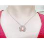 DMOMSA Classic Sapphire Blue Cute Crab Pendant Necklace Jewelry Suitable for Womens Birthday Gifts, Valentines Day, Mothers Day