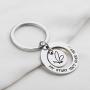 KUIYAI Butterfly Pendant My Story isn’t Over Yet Keychain Semicolon Key Ring