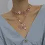 2 Set Butterfly Cuban Link Necklace Set Hip Hop Chock Chain Iced Out Sparking Bling Zircon Crystal Collar Animal Butterfly Pendant Necklace for Women Girl Party Luxury Rock Jewelry 2 Set Butterfly Cuban Link Necklace Set Hip Hop Chock Chain Iced Out Sparking Bling Zircon Crystal Collar Animal Butterfly Pendant Necklace for Women Girl Party Luxury Rock Jewelry