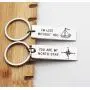 Ankiyabe Youre My North Star & Im Lost Without You Couples Keychains Set Keyring Gift for Her or Him Boyfriend Girlfriend Husband Wife Gift Set