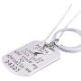 Daddys girl Stainless Steel Heart Pendant Necklace & Keychain - Father Daughter Set - Best Family Gift