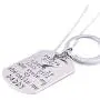 Daddys girl Stainless Steel Heart Pendant Necklace & Keychain - Father Daughter Set - Best Family Gift