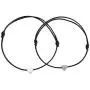 kelistom Simple Red Black String Silver Plated Heart Charm Bracelets for Women Men Teen Girls Boys Adjustable Wax Rope Bracelet Friendship Jewelry 2/6 Piece kelistom Simple Red Black String Silver Plated Heart Charm Bracelets for Women Men Teen Girls Boys Adjustable Wax Rope Bracelet Friendship Jewelry 2/6 Piece