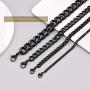 PROSTEEL Stainless Steel Cuban Chain Necklace for Men/Women, Gold/Black/Silver Tone, W:3mm/6mm/9mm/12mm, L:14''/18''/20''/22''/24''/26''/28''/30'', Come Gift Box