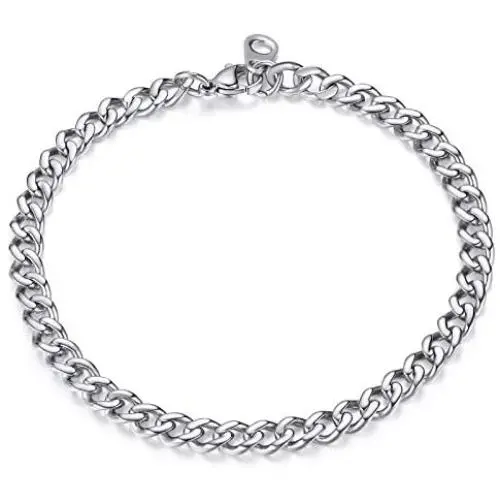 FindChic Curb Chain Bracelet for Men or Women 18K Gold Plated/Stainless Steel/Black Chunky Wrist Link Chains Bracelets for Boys 5MM 7MM 9MM 12MM Width 7.5/ 8.3 2 Length Options, with Jewelry Box FindChic Curb Chain Bracelet for Men or Women 18K Gold Plated/Stainless Steel/Black Chunky Wrist Link Chains Bracelets for Boys 5MM 7MM 9MM 12MM Width 7.5/ 8.3 2 Length Options, with Jewelry Box