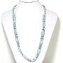 AnsonsImages 37'' Inches Long Magnetic Wrap Necklace Choker Bracelet Anklet Lariat Baby Blue