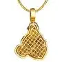 KMASAL Iced Out Fitness Gorilla Pendent Hip Hop Copper Base 18K Gold Plated Fully AAA+ Cubic Zirconia Simulated Diamond Necklace for Men Women Charm Gift Jewelry with Stainless Steel Rope Chain