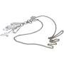 Hatroom Crystal Pendant Necklace for Women with Long Chain Made in Italy