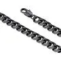 FaithHeart Mens Curb Link/Figaro Chain Necklace, 3/5/8/9/12 MM Width 16-32 Inch Length Personalized Necklaces, Hip-Hop Strong Stainless Steel Sturdy Chains (Send Gift Box)