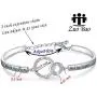 Zuo Bao Christian Gift Faith Bracelet Walk by Faith Not by Sight Bible Verse Bracelet Christian Jewelry
