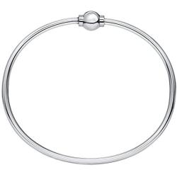 The Traditional Sterling Silver Single Ball Threaded Bracelet from Cape Cod
