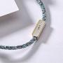 925 Sterling Silver Mutual Attraction Rope Braided Couple Distance Bracelets Vows Of Eternal Love Charm Pendants With Magnetic Bells 2 PCS Gift Jewelry Set For Women Men …
