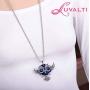 Blue Owl Pendant Necklace - Perfect Jewelry Gift