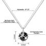 ZRU Dainty Necklace for Women, 18K Rose Gold/Gold/White Gold Plated Simple Pendant Necklace with Cubic Zirconia, Valentines Day Gift Birthday Gifts for Teen Girls Girlfriend Wife Her