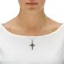 Palm Beach Jewelry Silver Tone Antiqued Round Genuine Black Marcasite Cross Antiqued Pendant (23mm) with 18 inch Chain Palm Beach Jewelry Silver Tone Antiqued Round Genuine Black Marcasite Cross Antiqued Pendant (23mm) with 18 inch Chain