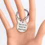 ENSIANTH Funny Couples Jewelry You’re My Favorite Smart Ass Keychain Funny Boyfriend Gift Husband Gift