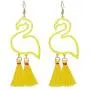 HSWE Flamingo Drop Earrings Tassel Dangle Earrings Thread Fringe Earrings Hawaiian Summer Jewelry HSWE Flamingo Drop Earrings Tassel Dangle Earrings Thread Fringe Earrings Hawaiian Summer Jewelry