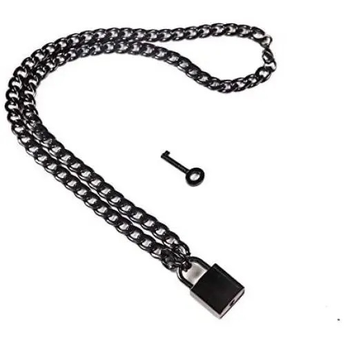 Black Padlock Necklace for You Chain Necklace - Collar Stainless Steel Necklace For Men/Handmade Necklace/The Best Gift For men Black Padlock Necklace for You Chain Necklace - Collar Stainless Steel Necklace For Men/Handmade Necklace/The Best Gift For men