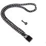 Black Padlock Necklace for You Chain Necklace - Collar Stainless Steel Necklace For Men/Handmade Necklace/The Best Gift For men