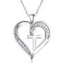 Van Chloe Heart Cross Necklace for Women 925 Sterling Silver Necklace Cubic Zirconia Diamond Pendant White Gold Plated Valentines Day Mothers Day Jewelry Gift for Women Girls Van Chloe Heart Cross Necklace for Women 925 Sterling Silver Necklace Cubic Zirconia Diamond Pendant White Gold Plated Valentines Day Mothers Day Jewelry Gift for Women Girls