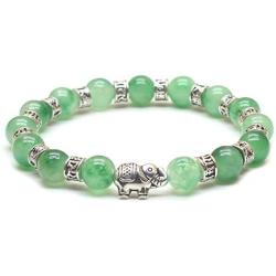 Weelovee Handcraft Nature Stone 8mm Beads Bracelet for Women Mens Healing Chakra Yoga Link