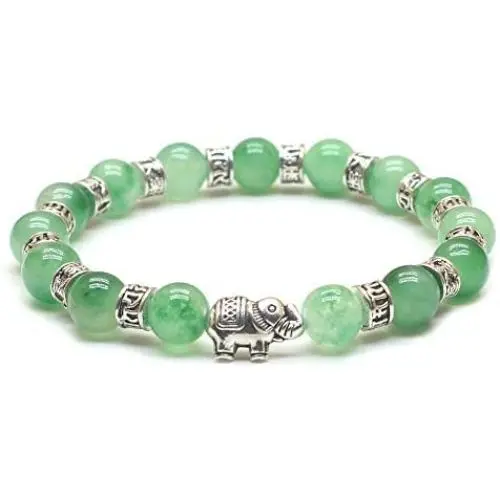 Weelovee Handcraft Nature Stone 8mm Beads Bracelet for Women Mens Healing Chakra Yoga Link Weelovee Handcraft Nature Stone 8mm Beads Bracelet for Women Mens Healing Chakra Yoga Link