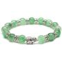 Weelovee Handcraft Nature Stone 8mm Beads Bracelet for Women Mens Healing Chakra Yoga Link