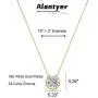 Alantyer Dainty Necklace for Women 18K Gold Plated Women Necklace 5A Cubic Zirconia Necklace for Girls 18”Gift for Women Collection Alantyer Dainty Necklace for Women 18K Gold Plated Women Necklace 5A Cubic Zirconia Necklace for Girls 18”Gift for Women Collection