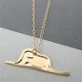 ittle Prince Snake Elephant Pendant Necklace for Woman Proverb Jewelry ''Greed Has No Limits''