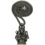 Shiny Jewelers USA Mens Egyptian Anubis Hematite GOD Pendant Cuban Box Chain Necklace Shiny Jewelers USA Mens Egyptian Anubis Hematite GOD Pendant Cuban Box Chain Necklace