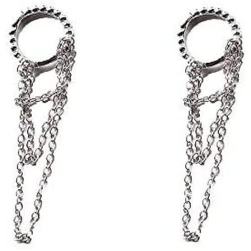 Tassel Chain Drop Dangle Small Hoop Earrings Ball Bead Cartilage for Women Girls Men 925 Sterling Silver Charms Huggie Helix Tragus Minimalist Fashion Personalized Jewelry