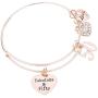 Infinity Collection 50th Birthday Gifts for Women, 50th Birthday Expandable Charm Bracelet, Fabulous and Fifty Bracelet, Perfect 50th Birthday Gift Idea for Her