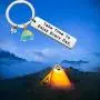 FUSTMW Happy Camper RV Keychain Camping Gift Trailer Vacation Campers Jewelry Take Time to Enjoy Every Day FUSTMW Happy Camper RV Keychain Camping Gift Trailer Vacation Campers Jewelry Take Time to Enjoy Every Day