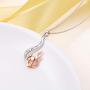 S925 Sterling Silver Engraved “You are my fire” Forever Love Heart Fire Pendant Necklace for Women Girls
