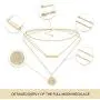 Fiusem Gold Layered Necklaces for Women, Dainty 14K Gold Plated Choker Necklaces and Chain Necklaces for Women Fiusem Gold Layered Necklaces for Women, Dainty 14K Gold Plated Choker Necklaces and Chain Necklaces for Women