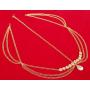 Touchstone Indian Bollywood Stylish Contemporary Designer Jewelry Hand Head Wedding Accessory Kaleera Mangtika in Gold Silver Tone for Women.