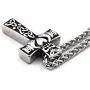 Gungneer Celtic Claddagh Necklace Cross Pendant Stainless Steel Chain Friendship Love Irish Jewelry for Men Women Gungneer Celtic Claddagh Necklace Cross Pendant Stainless Steel Chain Friendship Love Irish Jewelry for Men Women