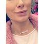 Custom Name Necklace 18K Gold Plated Sterling Silver Personalized Script Nameplate Jewelry Gift for Women