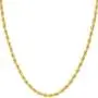 LIFETIME JEWELRY 2mm Rope Chain Necklace 24k Real Gold Plated for Women and Men LIFETIME JEWELRY 2mm Rope Chain Necklace 24k Real Gold Plated for Women and Men