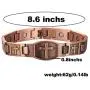 Copper Bracelet for Men Magnetic Therapy Christian Bracelet Copper Bracelet for Men Magnetic Therapy Christian Bracelet