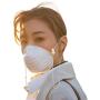 Poem Park Face Mask Chain Lanyard Necklace Holder Strap Mental Pearl Mask Hanger Keeper for Women Girls Around Neck