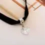 Simsly Punk Choker Necklace Black Crystal Pendant Necklaces Chain Jewelry for women and Girls Simsly Punk Choker Necklace Black Crystal Pendant Necklaces Chain Jewelry for women and Girls