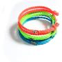 Wakami Handmade Braided Bracelet | Set Of 3, Double Strand, Summer Bracelet, String Bracelet | Wax Coated String, 6.5-10in, Waterproof, | Fair Trade Jewelry | Two Sliding Knots