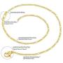 EDFORCE Stainless Steel Womens Mens 20 inch Figaro Link Chain Cross Necklace and Matching Bracelet, 20''